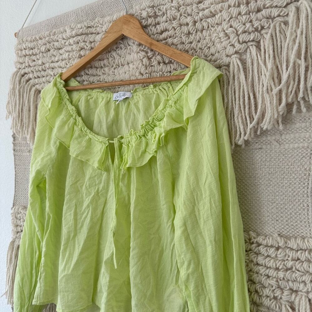 Love Whit Citron Ruffle Blouse - Picture 2 of 6